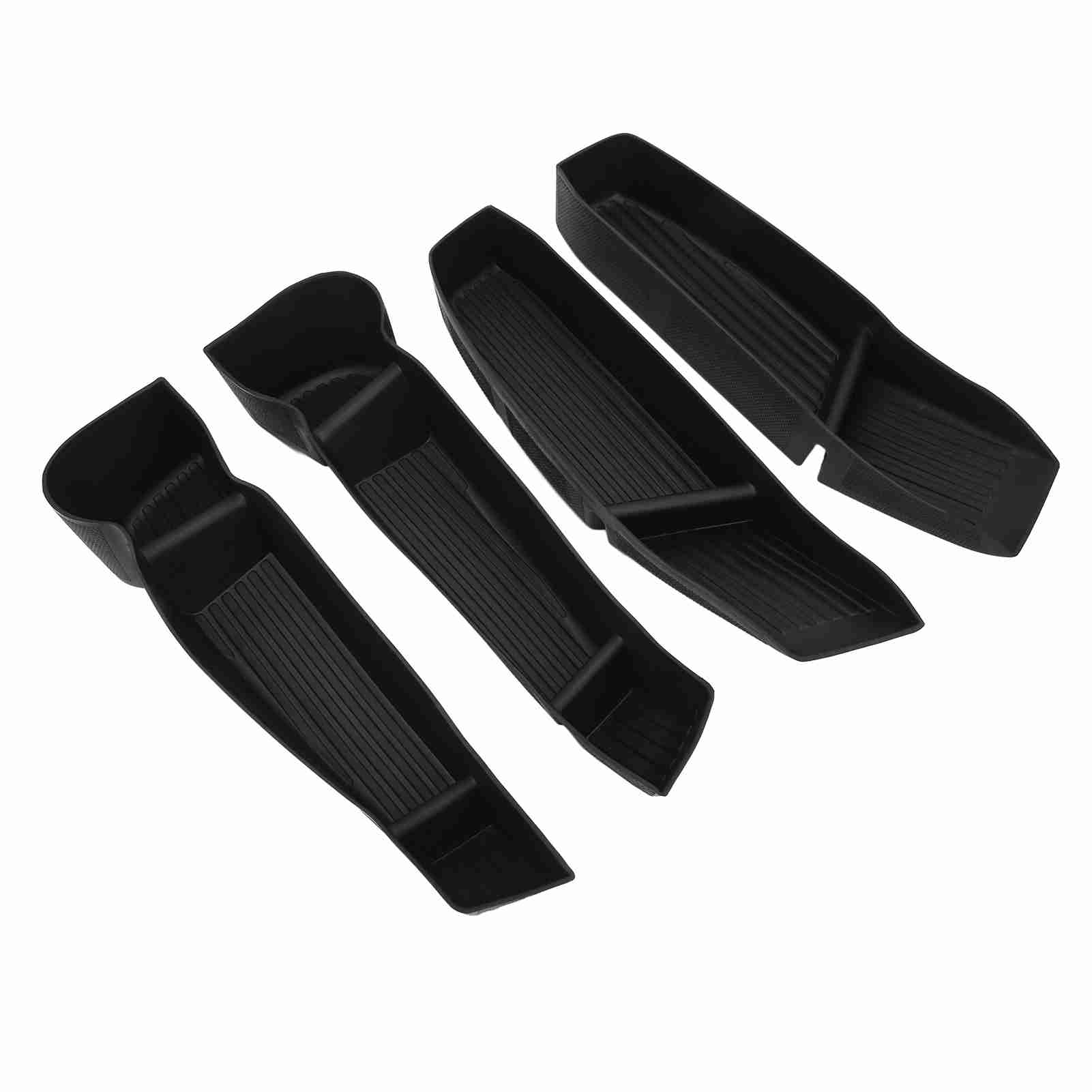 4PCS Door Side Storage Box Interior Organizer Replacement for Tesla Model Y 2020?2023