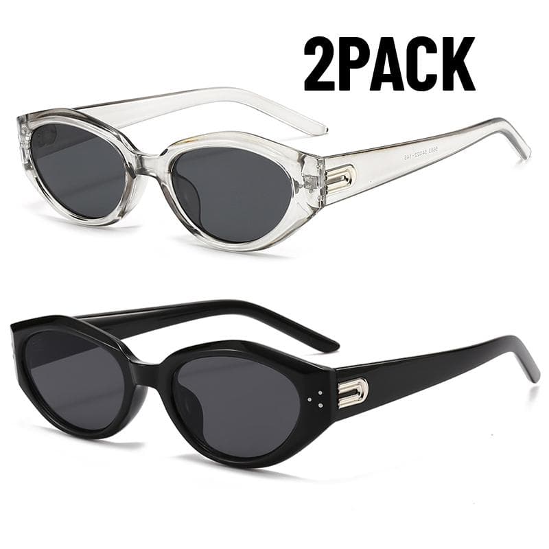 1/2PACK Y2K Square Sunglasses Women Cat Eye Fashion Trendy Outdoor Goggles Men Punk Sports Sun Glasses