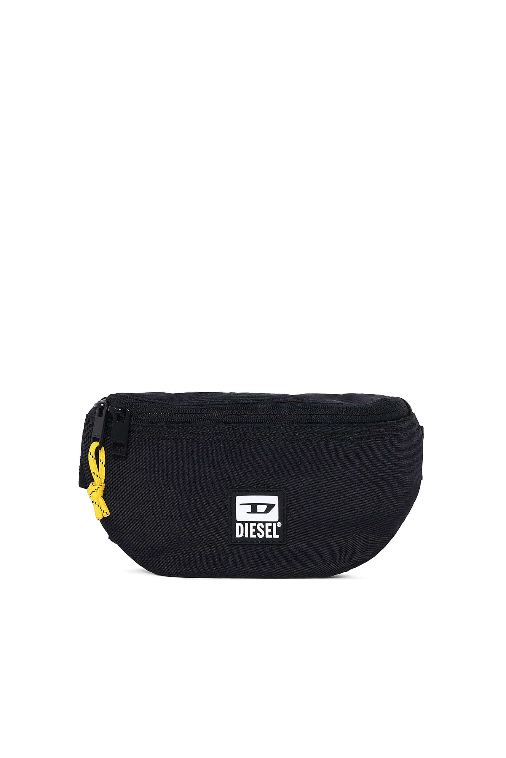 Diesel Men's Sporty Nylon Belt Bag X07804P3383 UNI Black T8013