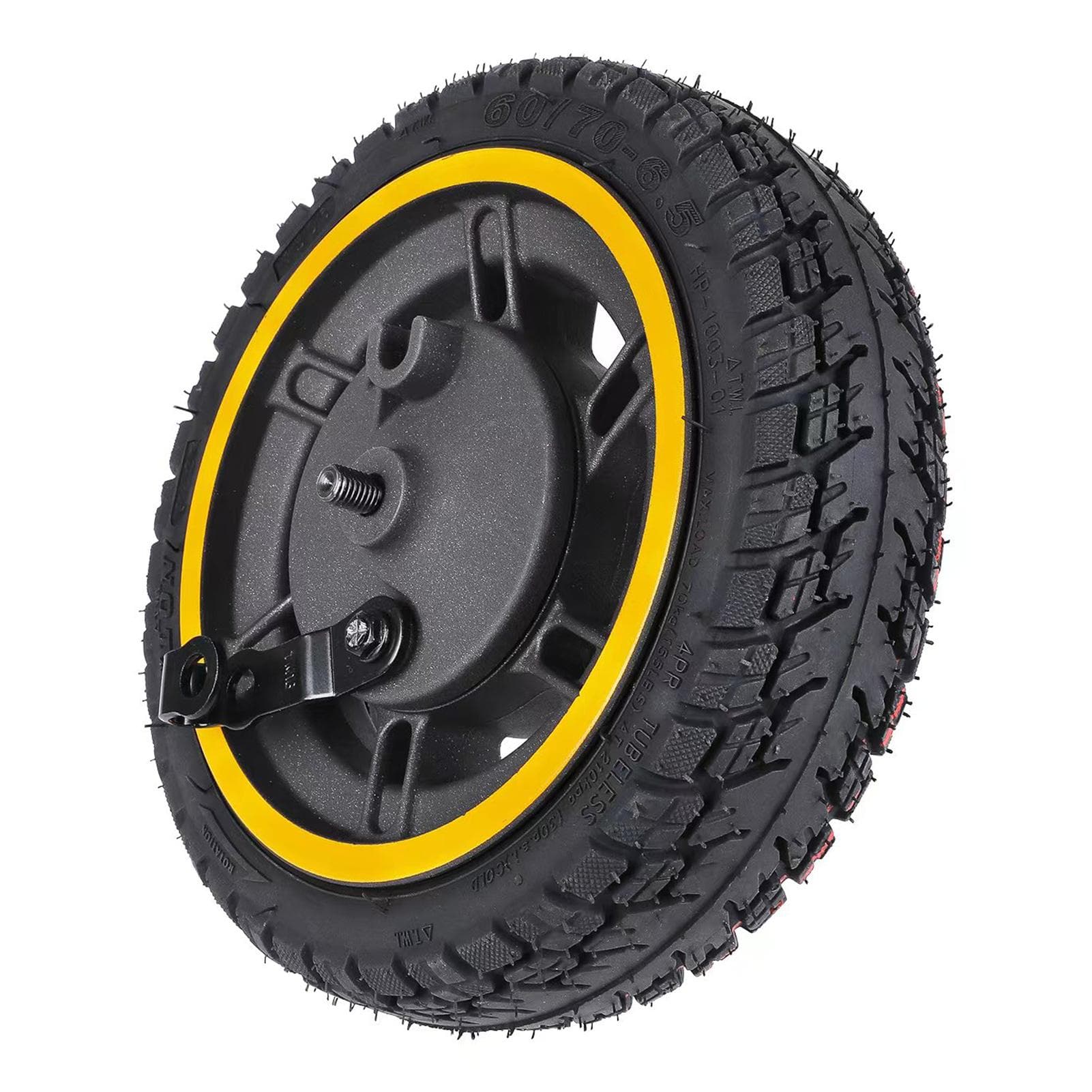 10 Inch 60/70-6.5 Front Wheel Tire Replacement for Ninebot MAX G30 G30D Electric Scooter Front black