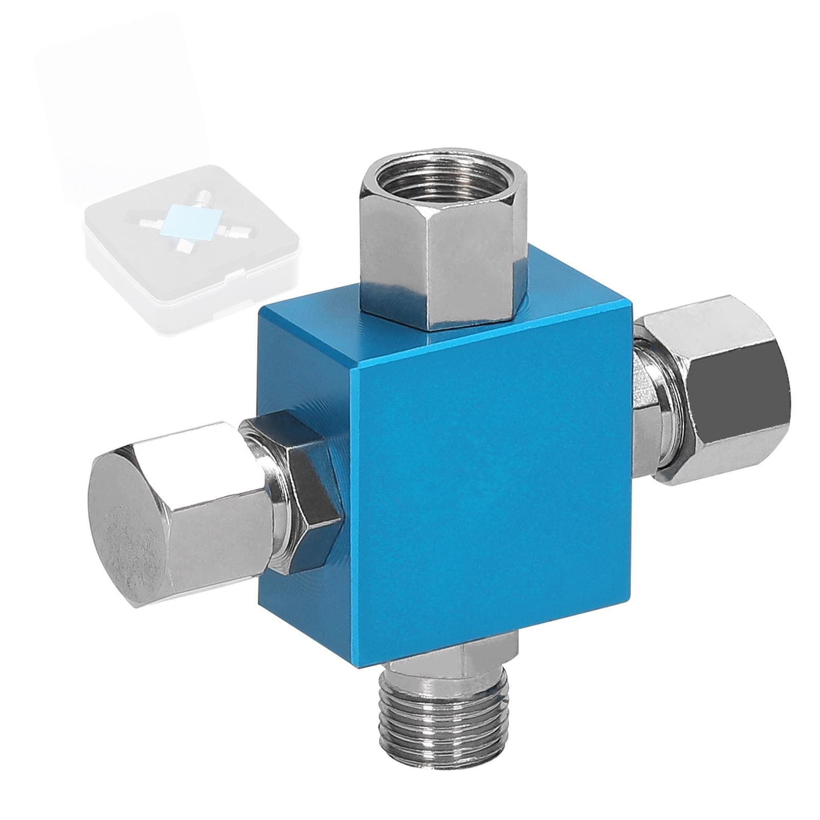 Compact ThreeWay Connector Versatile Airbrush Compressor Splitter for Enhanced MultiTool multicolour