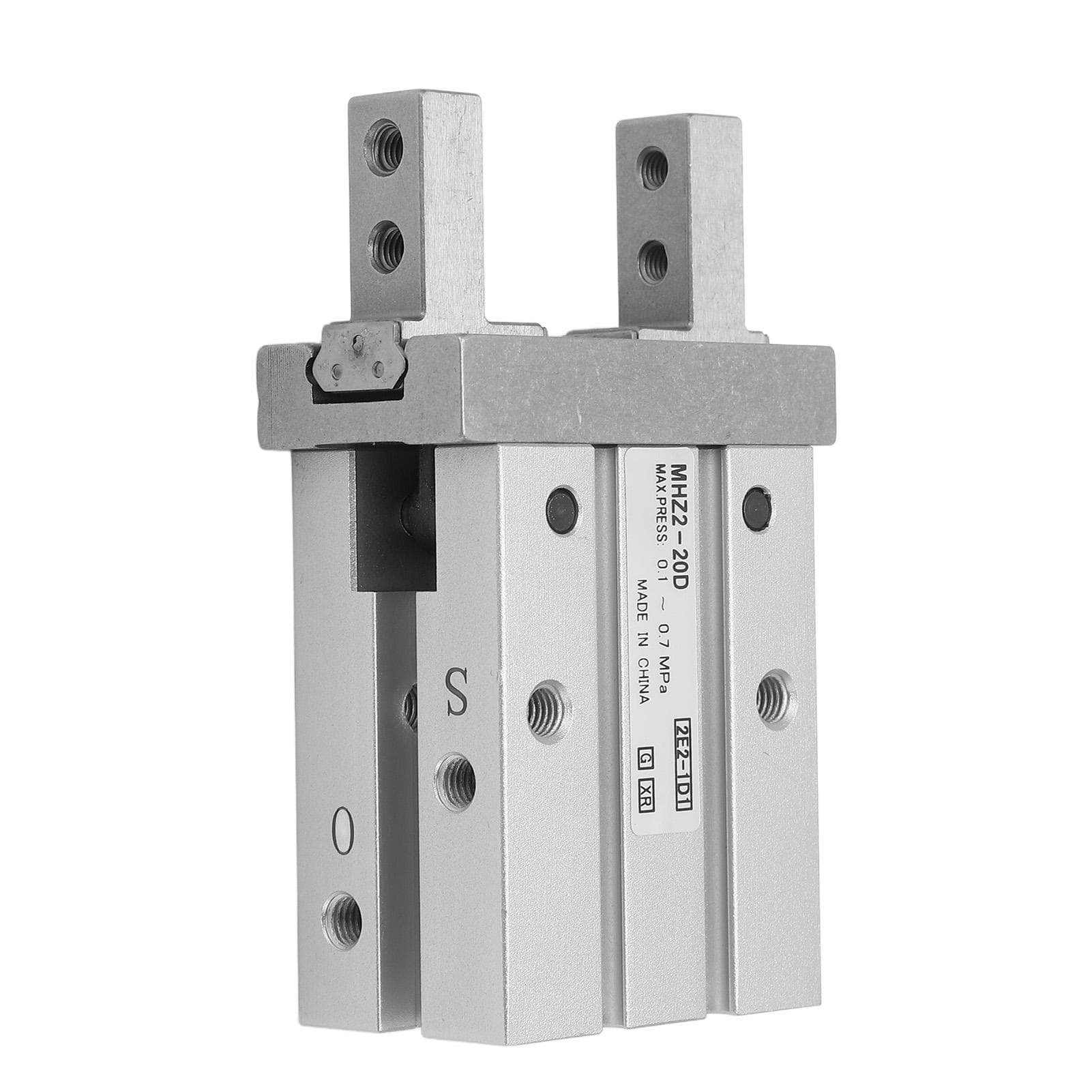 Air Pneumatic Parallel Gripper SMC Type Small Finger Cylinder Inlet Outlet Hole Thread M5x0.8mm