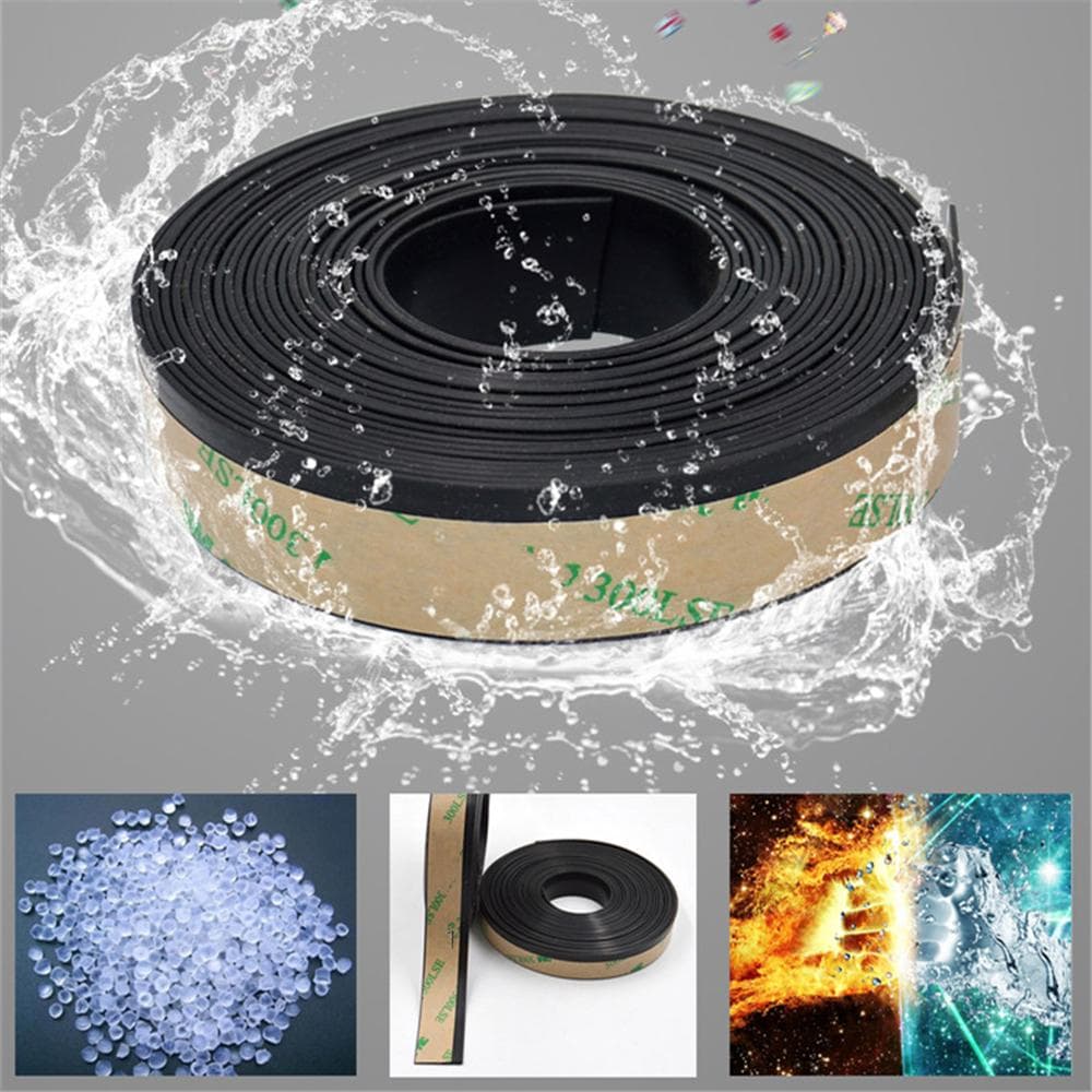 13FT Rubber Car Side Door Window Glass Seal Weatherstrip Rain Visor Universa