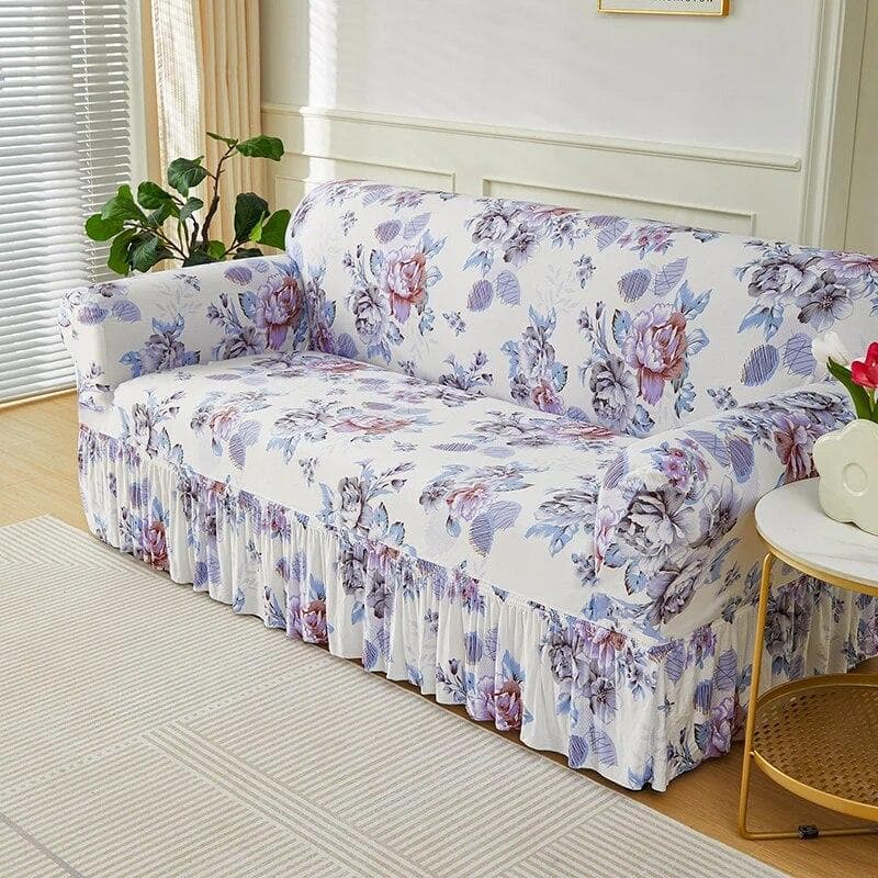 Elastic Sofa Cover For Living Room Printed Sofa Slipcover L Shape Sofa Furniture Protector Cover Bedroom Home Decor Couch Cover Medium(145-185cm)1PC