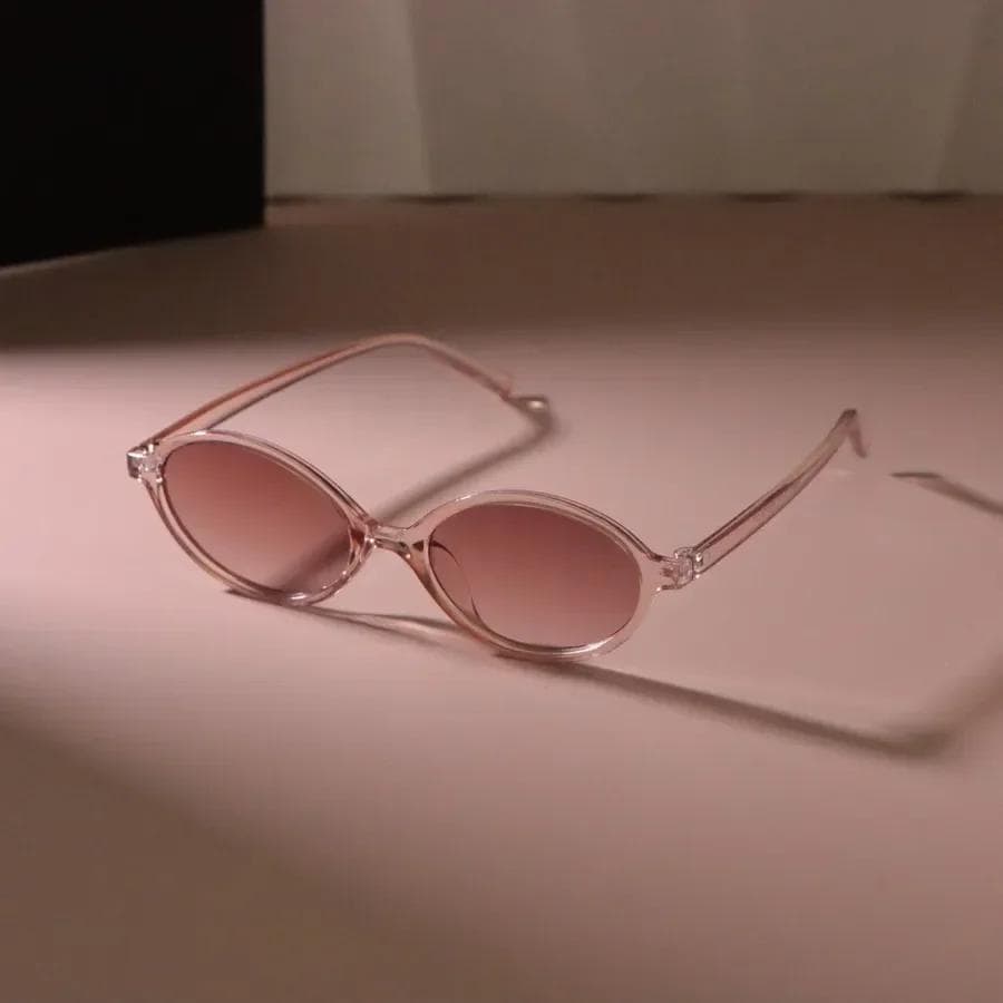 Cool Small Frame Sun Glasses Women Men Oval Sunglasses Female Colorful Black Mirror Designer Brand Fashion Other
