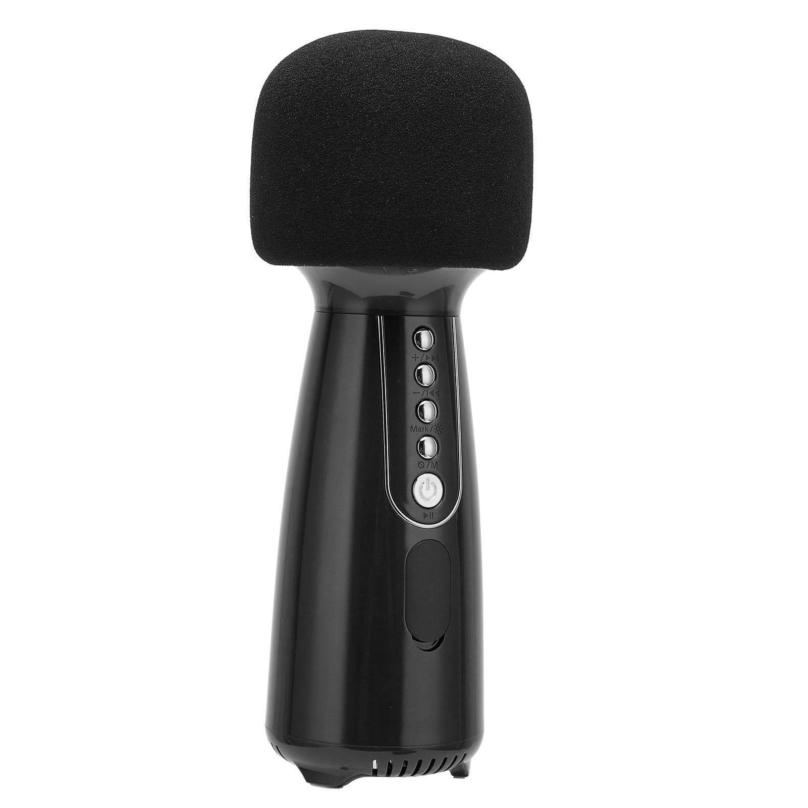 L868 Bluetooth Microphone Handheld Mic with LED Light for Home Party Car Interview SpeechBlue black