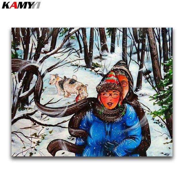 5D DIY Diamond Painting Full Round Drill Embroidery Cross Stitch Mosaic Home 20X30CM