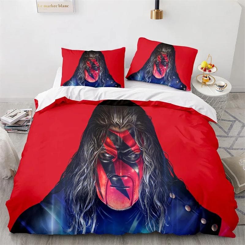 WWE EAW Bedding Set Single Twin Full Queen King Size Wrestling Game Bed Set Aldult Kid Bedroom Duvetcover Sets 3D Print 135x200cm 2pcs