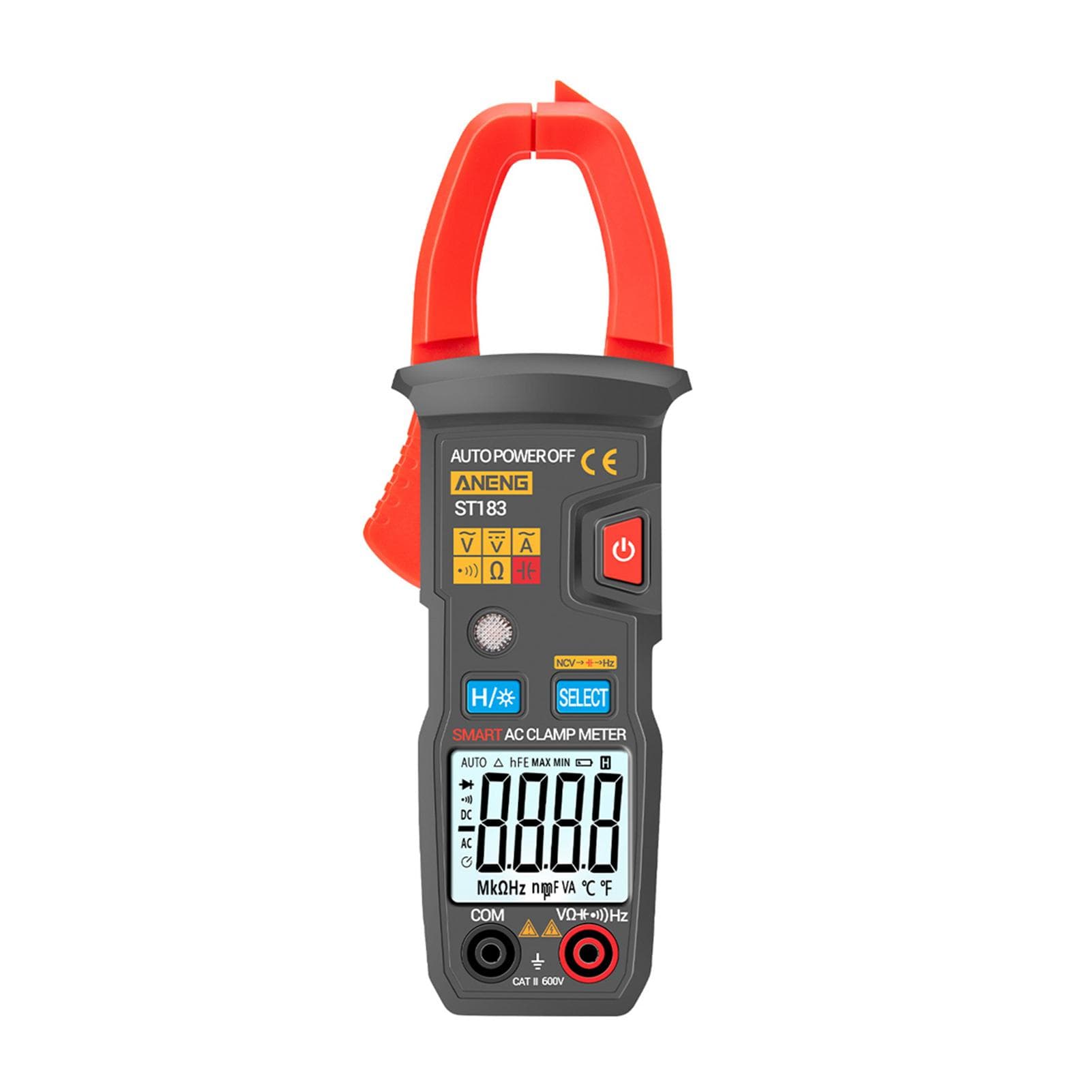 ANENG ST183 6000 Counts Digital AC Current Clamp Meter 600A Automatic Range Multimeter with