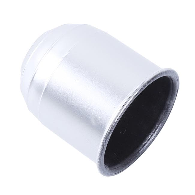 Practical Auto Black Plastic Tow Bar Ball Case Protector Car Hitch Cover None silver