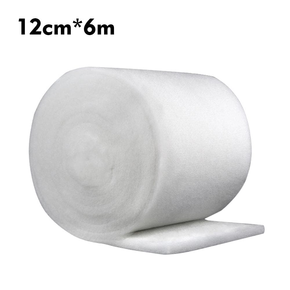 Aquarium Filter Pad Filter Media Roll Biochemical Cotton Filter Foam Fish Tank Sponge for Most 600cm by 12cm