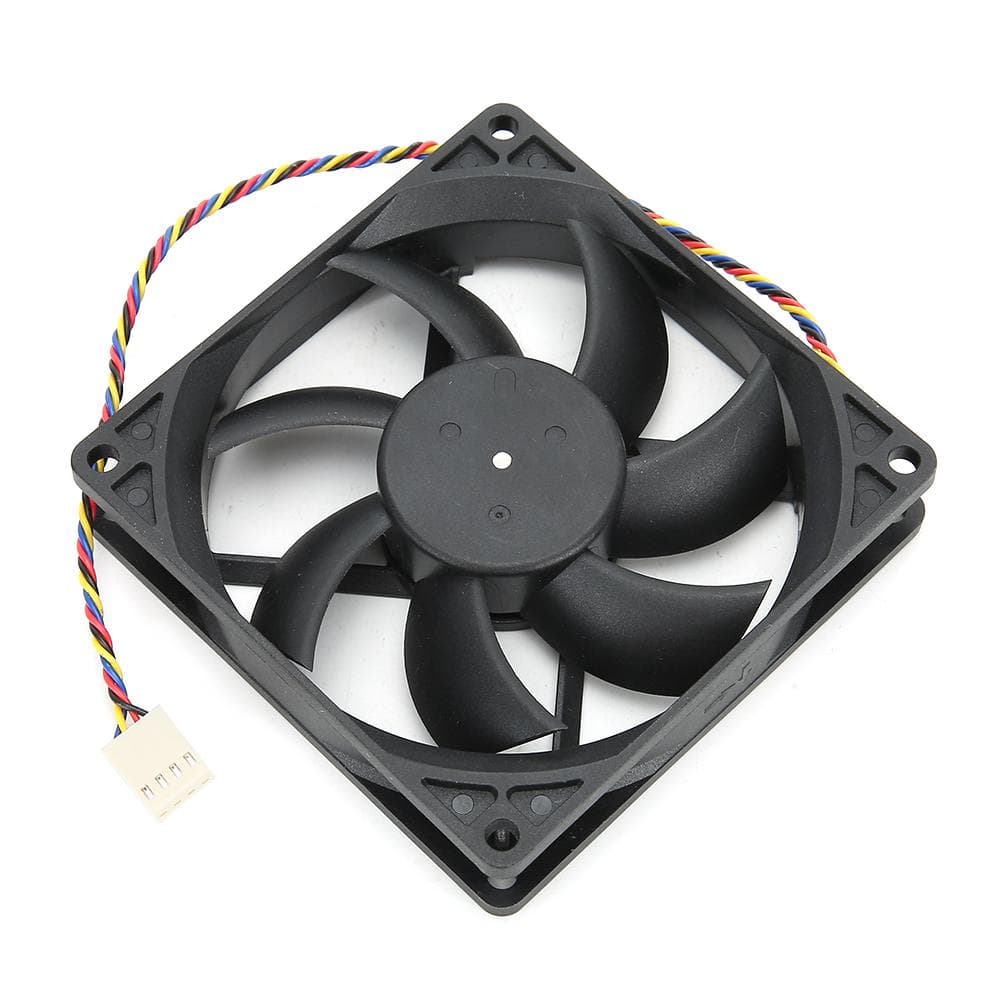 Heat Sink Fan 12V 9CM 0.27A Dual Ball 4-Pin PWM Temperature Control CPU Cooler for Chassis