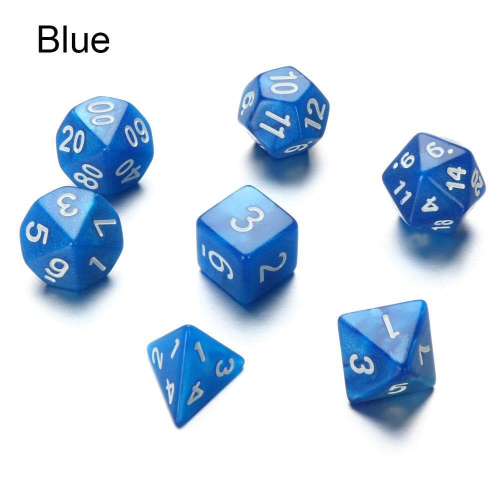 Gifts For TRPG DND Party Supplies Board Game Game Accessory Leisure Entertainment Toys Dice Set blue