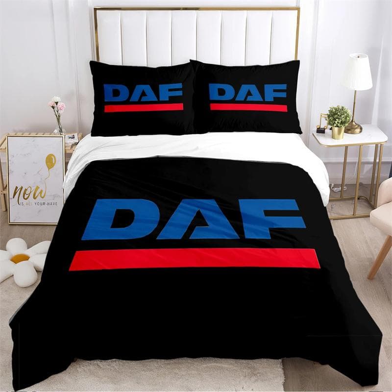 DAF Truck Casal Bedding Se Duvet Cover Set with Pillowcase Home Textile Twin Full Queen King Children's Gift 135X200cm-2pcs