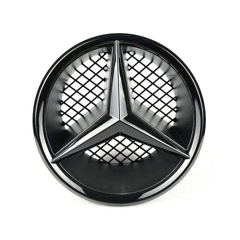 GLC GLB 3D Car Grill Emblem Star Badge Front Grill Logo For Mercedes Benz W204 W205 W213 X253 A B C E S CLA GLB GLC GLE GLS Acc W205 185mm