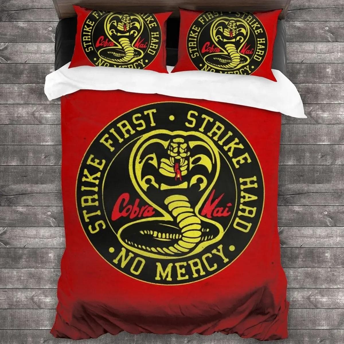 TV Series Cobra Kai Bedding Set Duvet Cover Bedroom Comforter Covers Single Twin King Size Quilt Cover Home Textile US Full 200x230cm