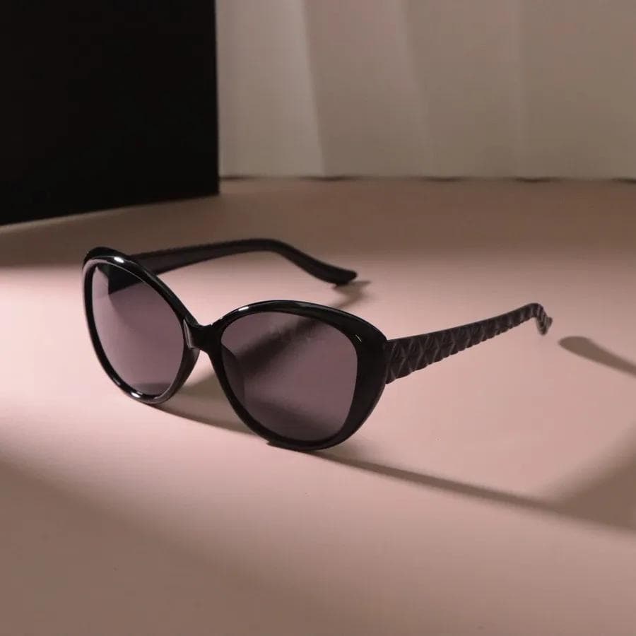 Stylish Cat Eye Sunglasses Women Men Square Frame Geometric Black Mirror Lens Fashion Designer Brand Other