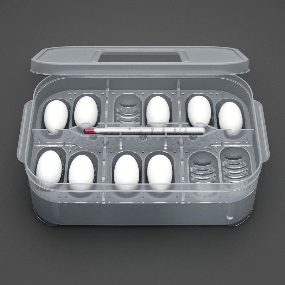 Reptile Egg Tray Reptile Egg Box Reptile Breeding Box Reptile Incubation With thermometer