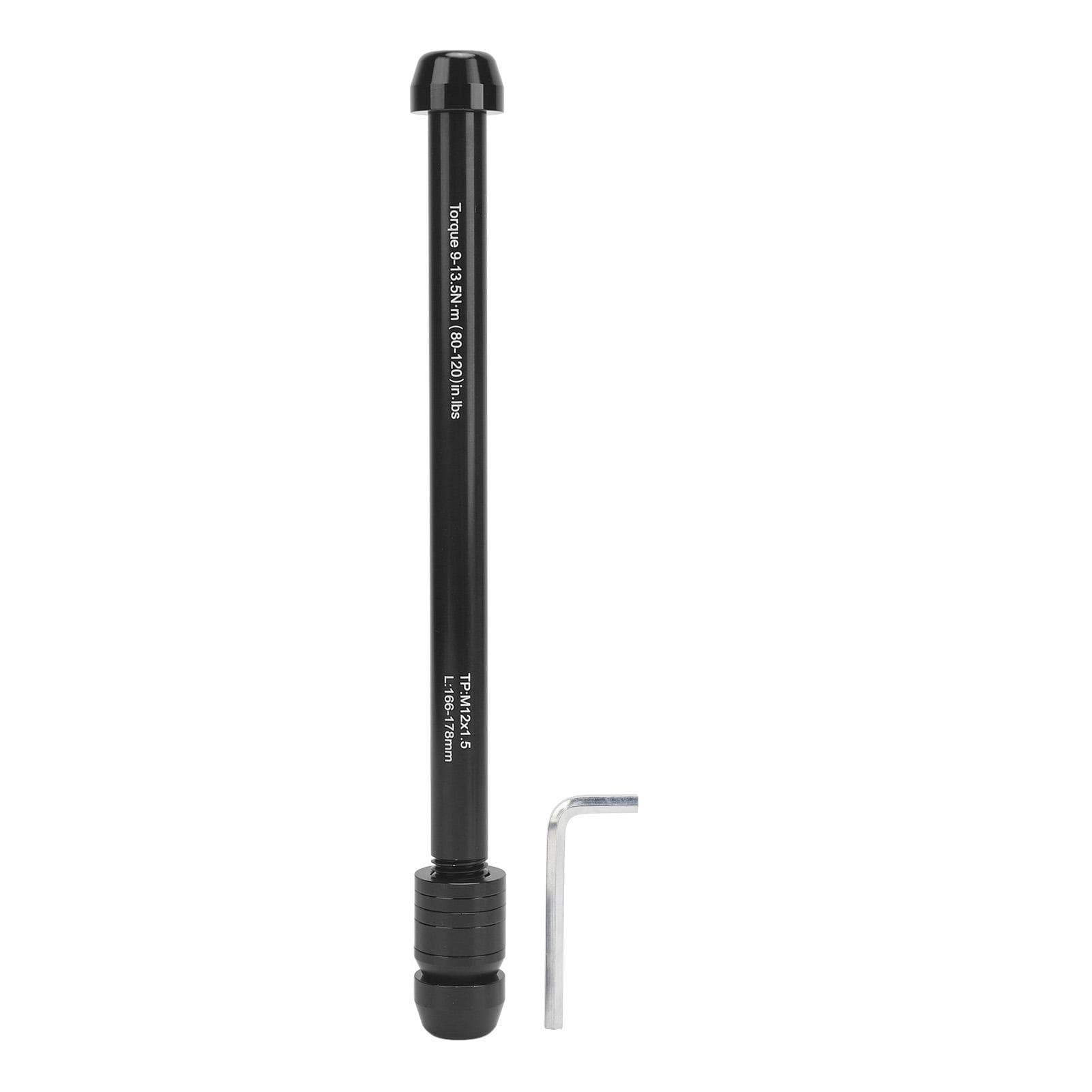 Mountain Road Bike Thru Axle M12xP1.5 Aluminum Alloy Bicycle Thru Axle Cycling Parts