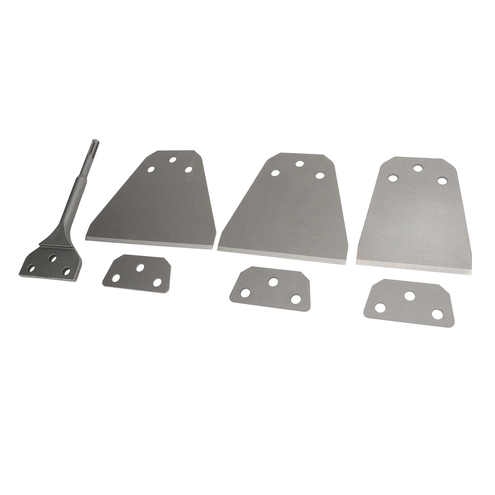 Tile Removal Chisel Tool Ultra Thin Round Handle Floor Wall Scraper Kit for Electric Hammer