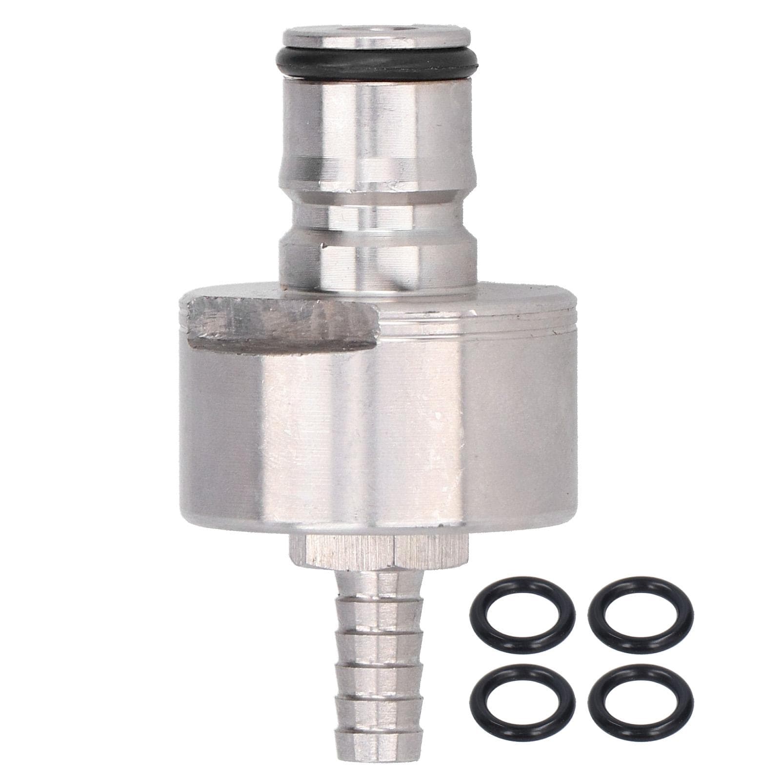 Carbonation Cap with O Ring Stainless Steel Carbonate Cover Home Beer Brewing Equipment(2Pcs )