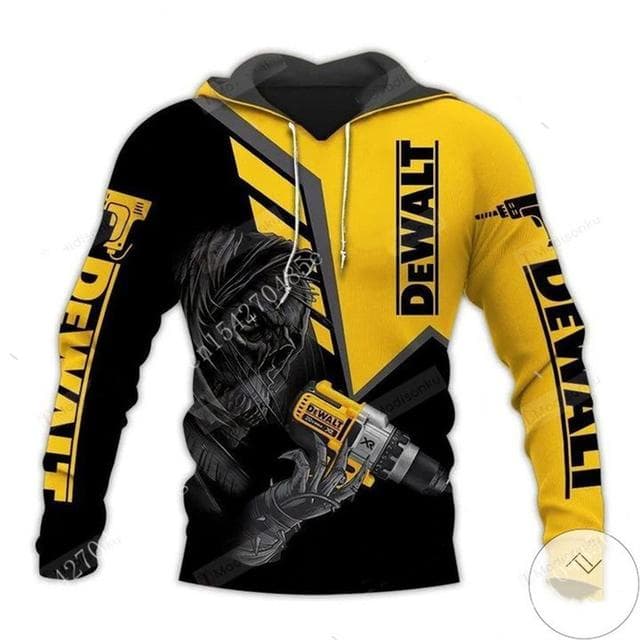 Power Tools Equipment Patterns Fashion Sportswear Casual 3D-printed Engineering Equipment Patterns Men Hoodies and Sweatshirts XS