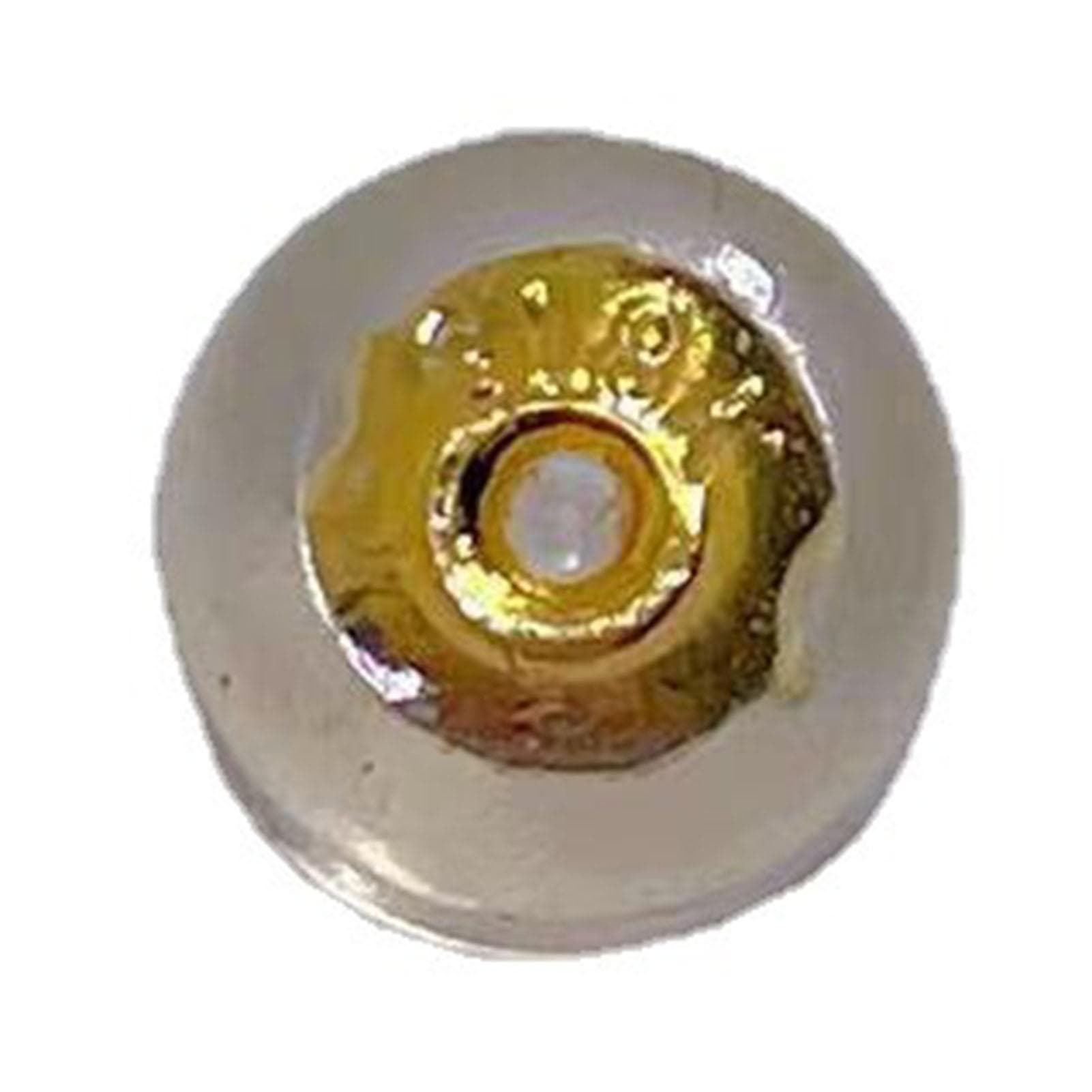 Earring Back Gold Color Durable Metal Silicone Light Weight Safe Easy to Use Silicone Earring Back