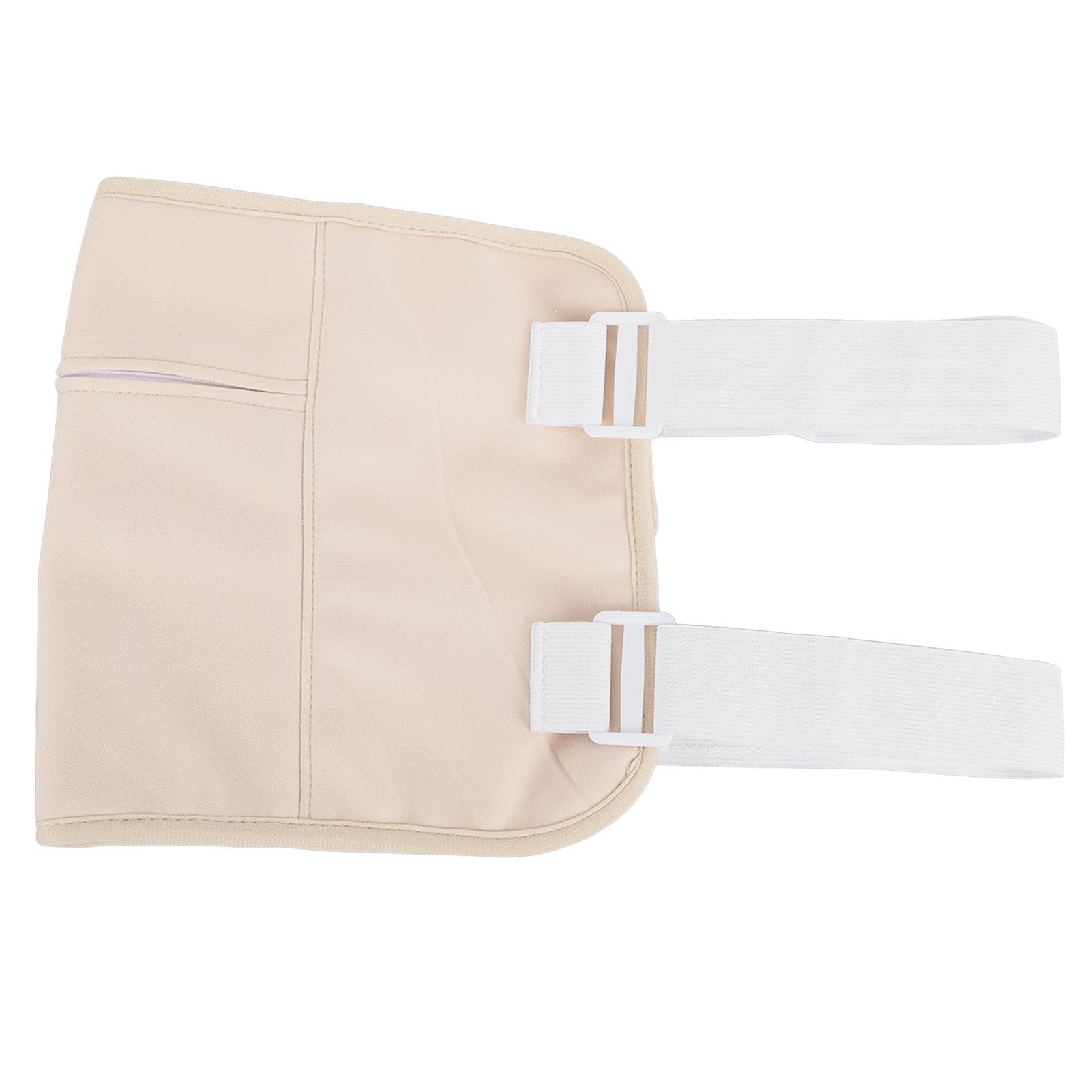 Sleep Adjustable Castor Oil Pack Ergonomic Reusable Soft Compress Castor Oil Wrap for Liver Detox khaki