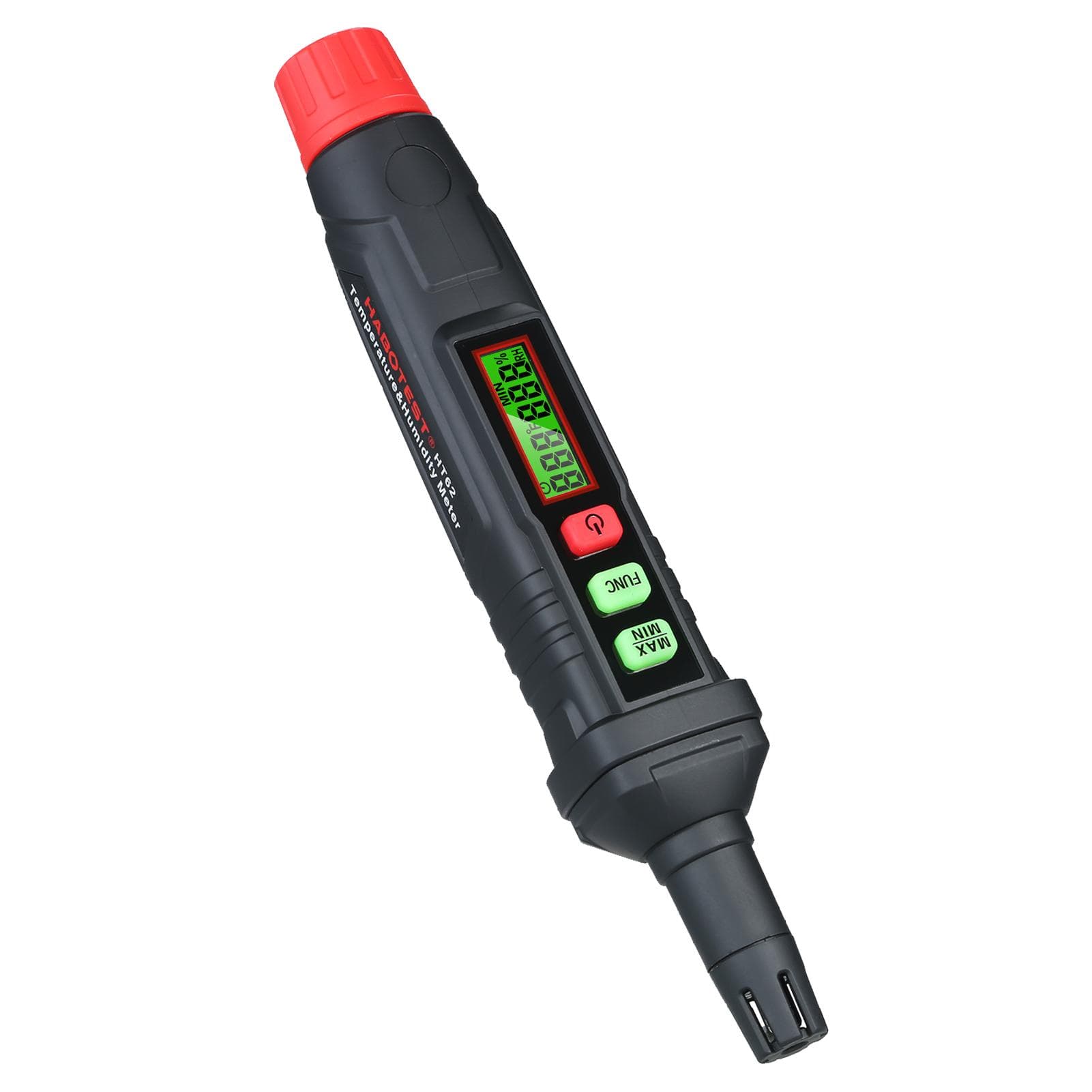 HABOTEST 4-in-1 Digital Psychrometer Portable Thermo-Hygrometer Mini Temperature and Humidity Meter