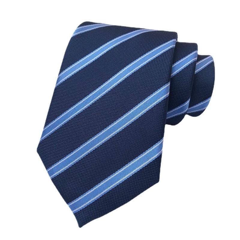 Striped Tie Men's Business Necktie for Work