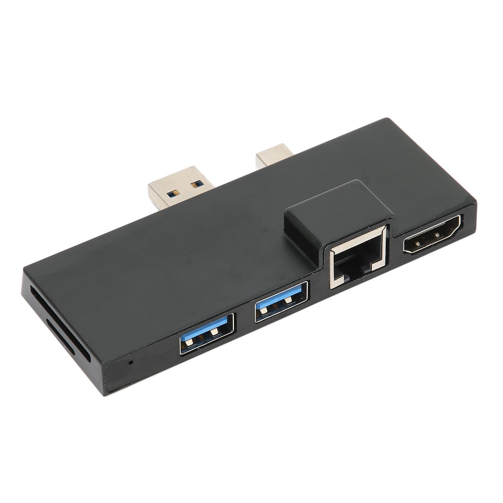 6 in 1 Docking Station For Surface 4K Resolution 5Gbps Speed Hot Swap Storage Card Reader Aluminum