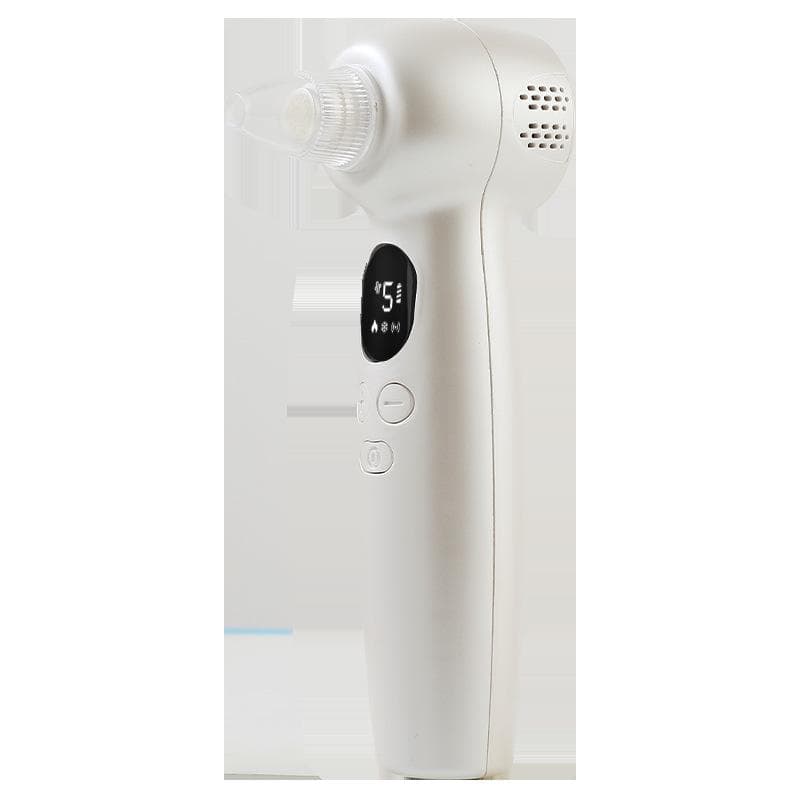 Microcrystalline Blackhead Suction, Acne Removal, Hot and Cold Compress, Electric Facial Beauty Instrument, Pore Cleansing Instrument, Suction white