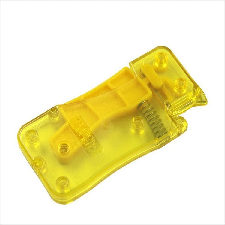 Automatic Needle Threader DIY Tool Home Hand Sewing Device Thread Auto Needle Cross Stitch Facilitate Household Accessories yellow