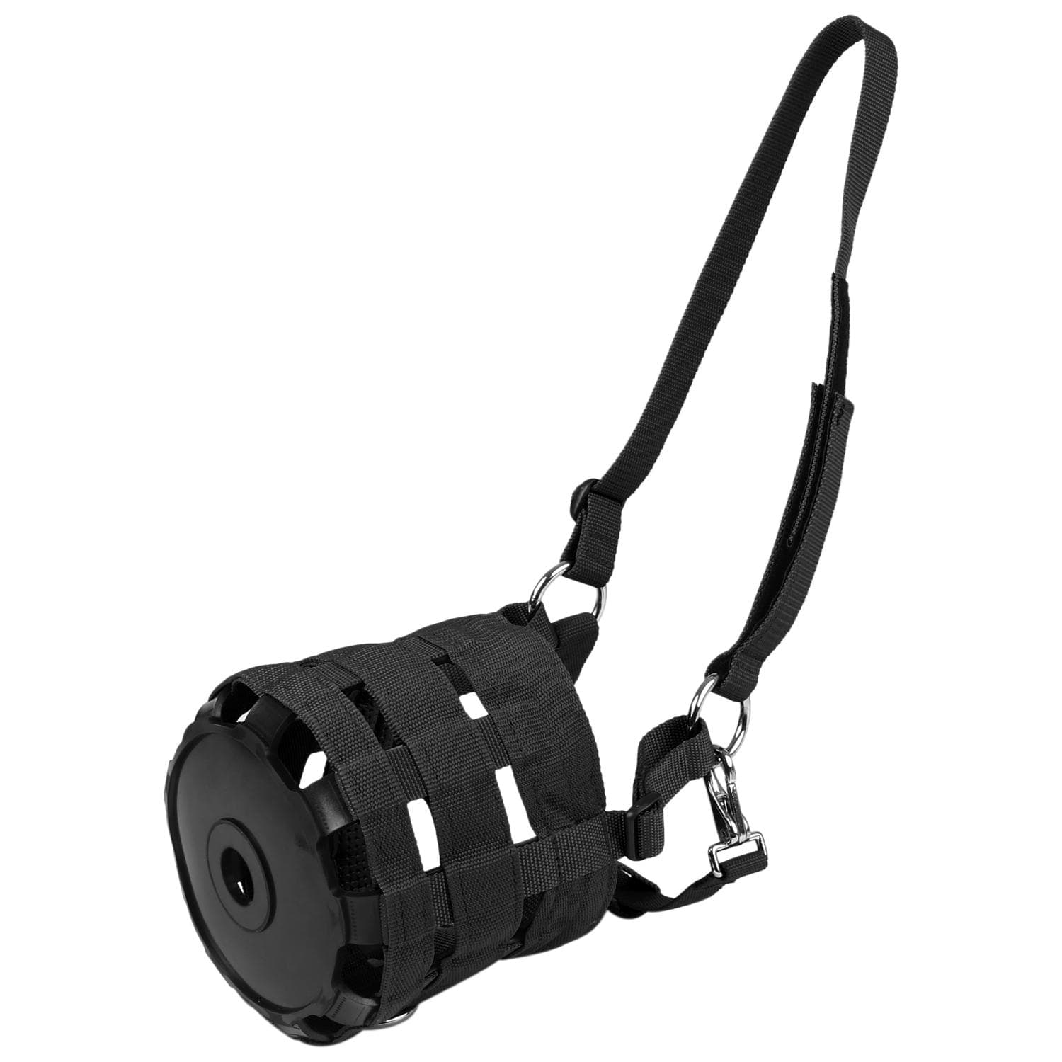 Easy Breathe Grazing Muzzle Horse Mouth Cover Equine Grass Muzzle L black