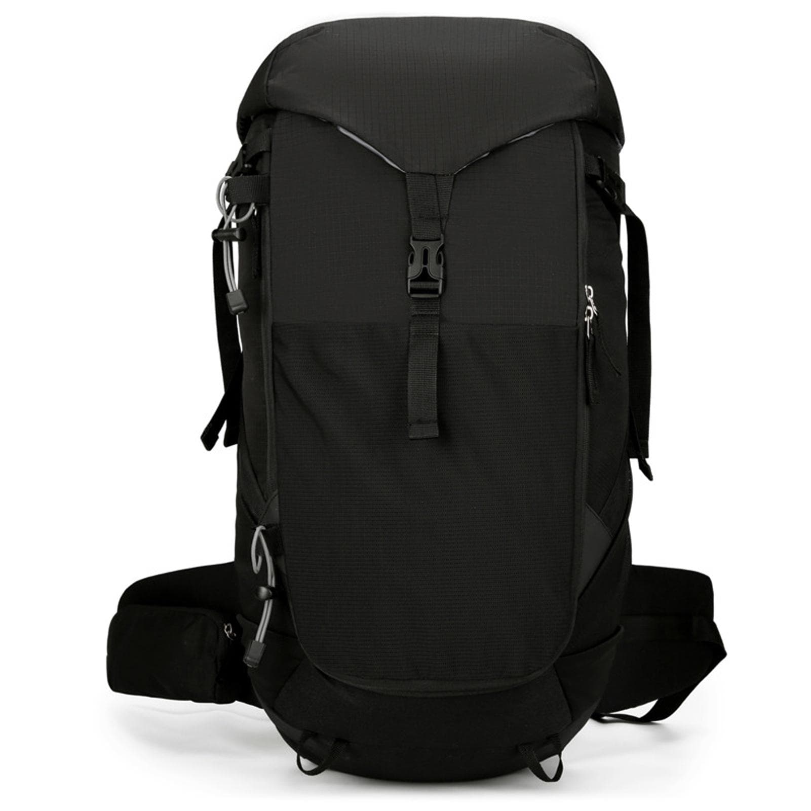 Outdoor Hiking Backpack Camping Rucksack for Men Large Capacity Sports Backpack Anti-Tear Fabric black
