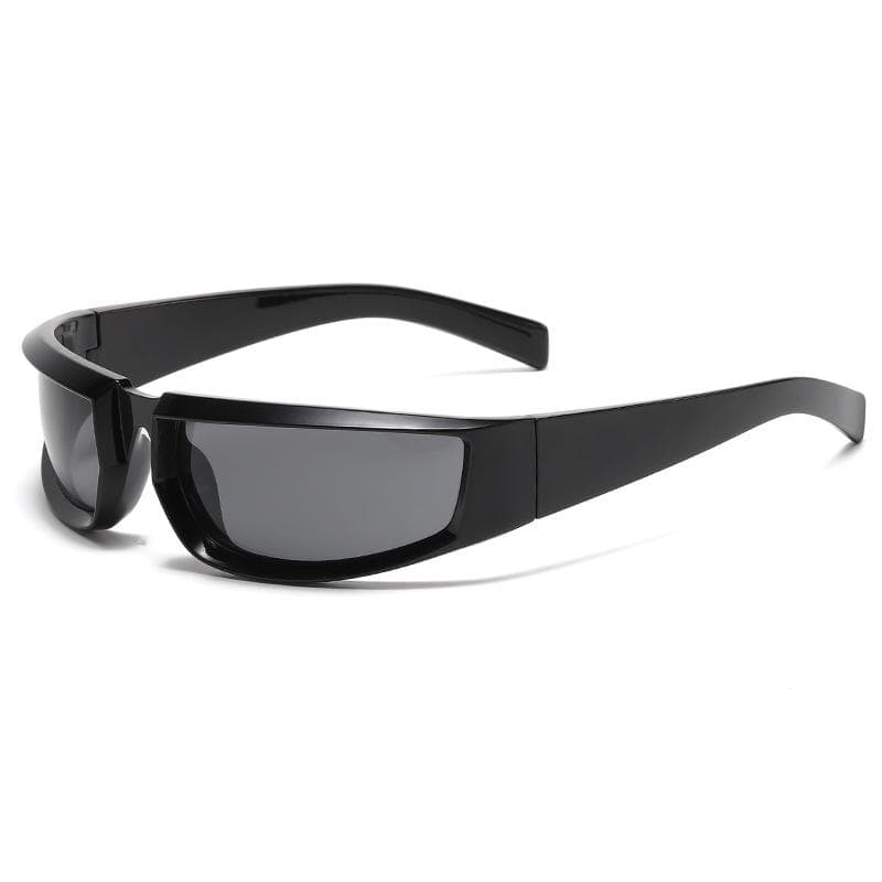 Steampunk Sport Silver Sunglasses UV400 Unisex Goggle Mirror Sun Glasses Men Women Punk Shades Outdoor Eyewear as pic showed