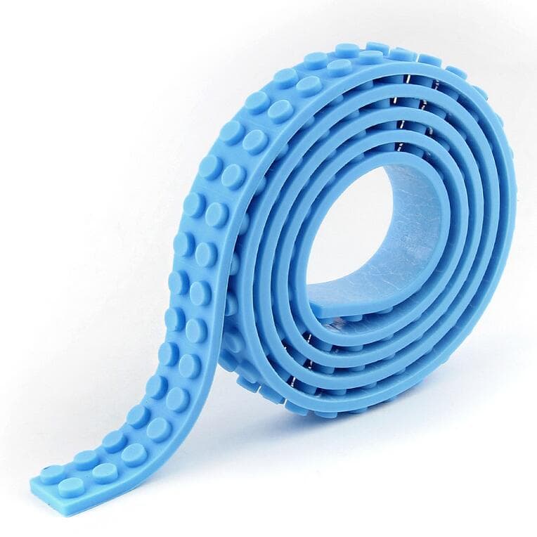 8colors 92cm Soft tape Children's toy Building blocks Strip Compatible with Lego Small particles DIY toys Free cut