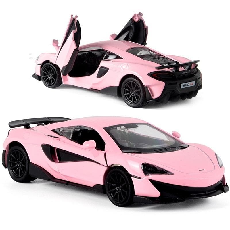 Gifts For Girls Pink Color Series Volkswagen Beetle Bentley McLaren Lamborghini Maserati Benz AMG Nissan GTR Diecasts & Toy Vehicles 1:36 Alloy Model