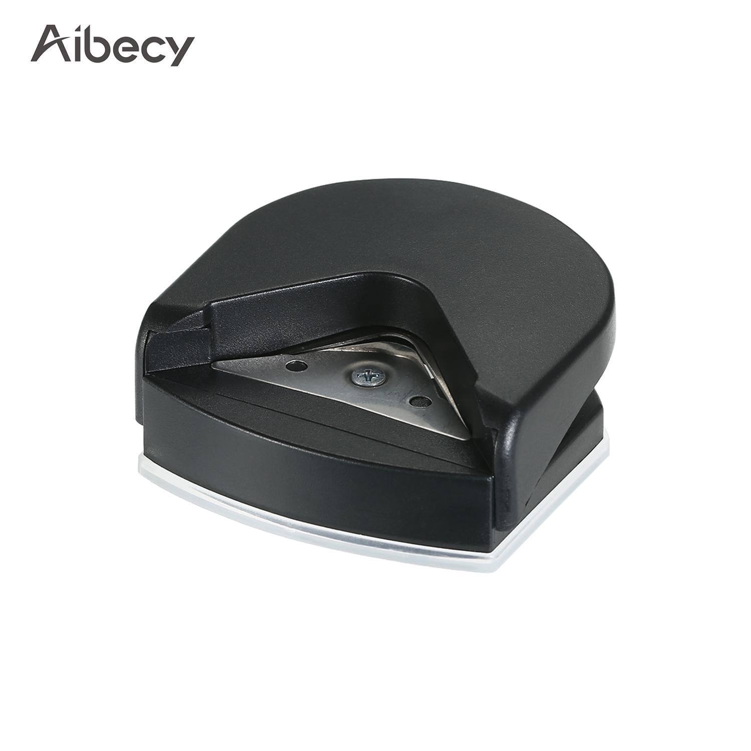 Aibecy Mini Portable Corner Rounder Punch Round Corner Trimmer Cutter 4mm for Card Photo black