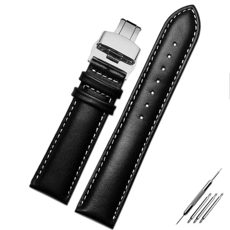Genuine Leather Watch Strap for Armani Watch Band Ar0382 Ar2447 Ar1970 Men's and Women's Cowhide Watchband Bracelet 20 22mm 20mm