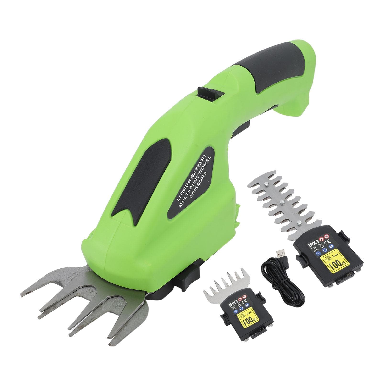 Electric Grass Shear Hedge Trimmer 2000MAH Rechargeable Lithium Ion Battery Grass Cutter Hedge