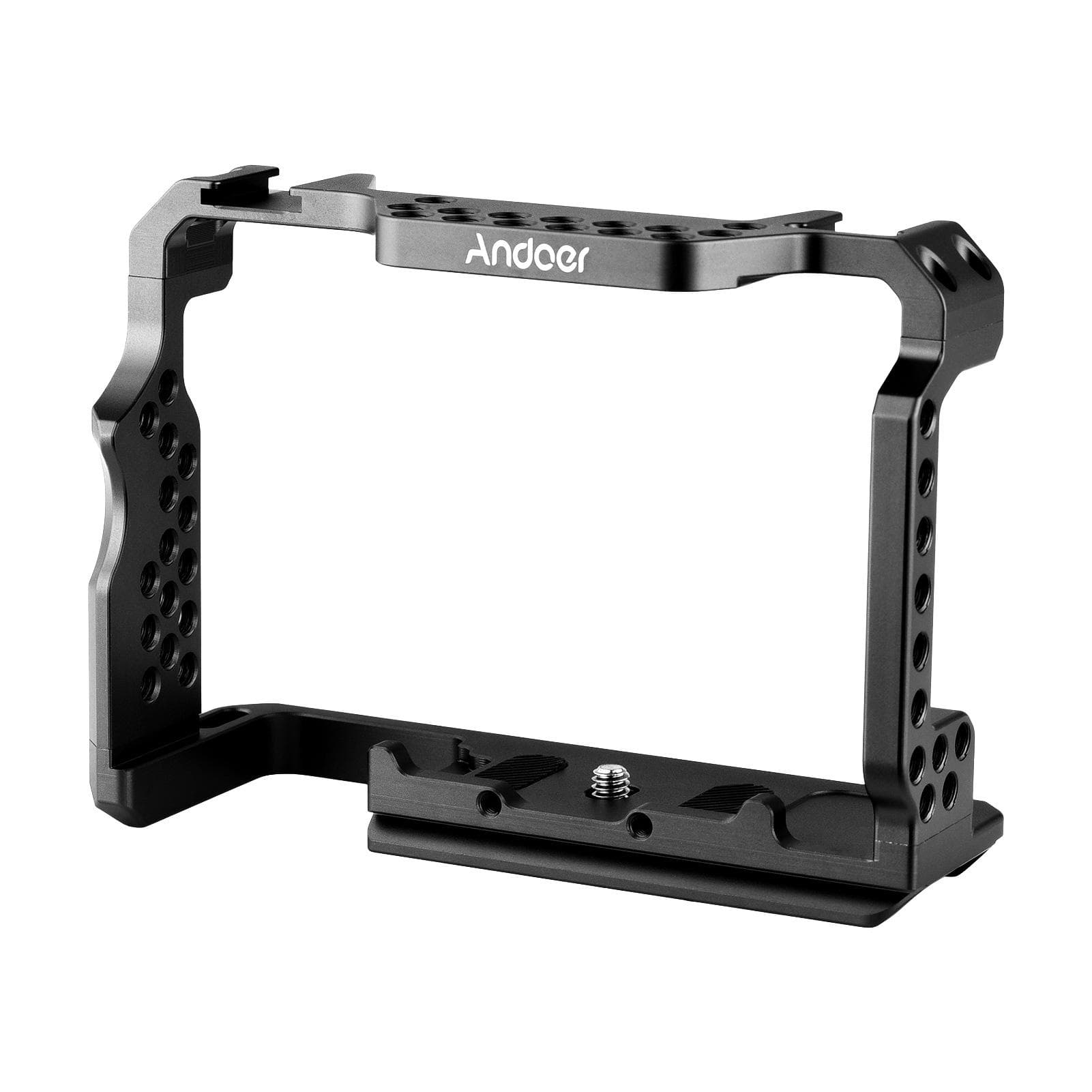Andoer Aluminum Alloy Camera Cage Video Rig Replacement for Sony A7R III/ A7 II/ A7III black