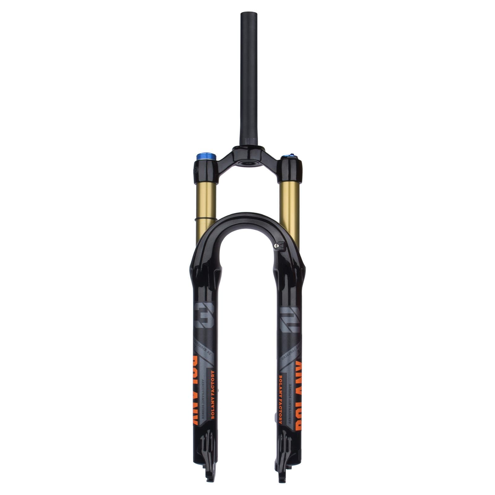 Professional Air Pressure Front Fork Made of Aluminum + Magnesium Alloy Suitable for 27.5/29 Inch 27.5 Shoulder Control Gold Tube