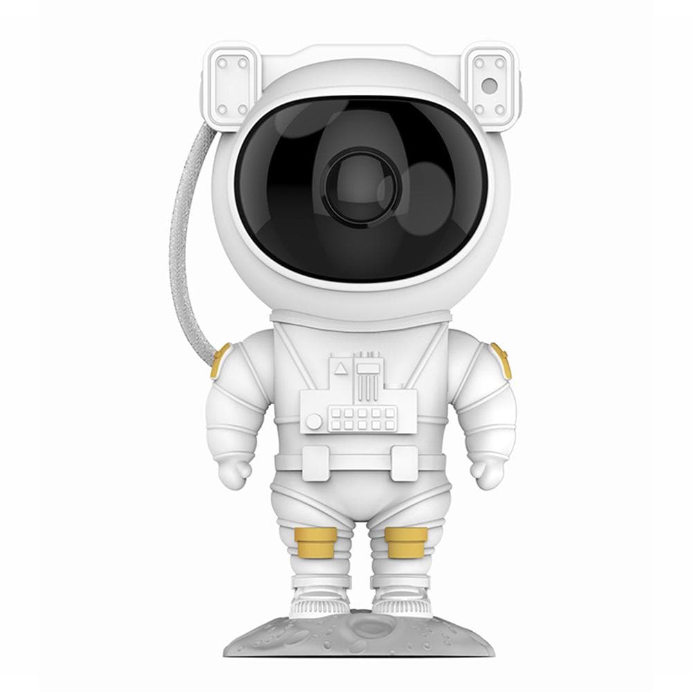 USB Astronaut Projector Starry Sky Galaxy Stars Projector Night Light LED Lamp for Bedroom Room white