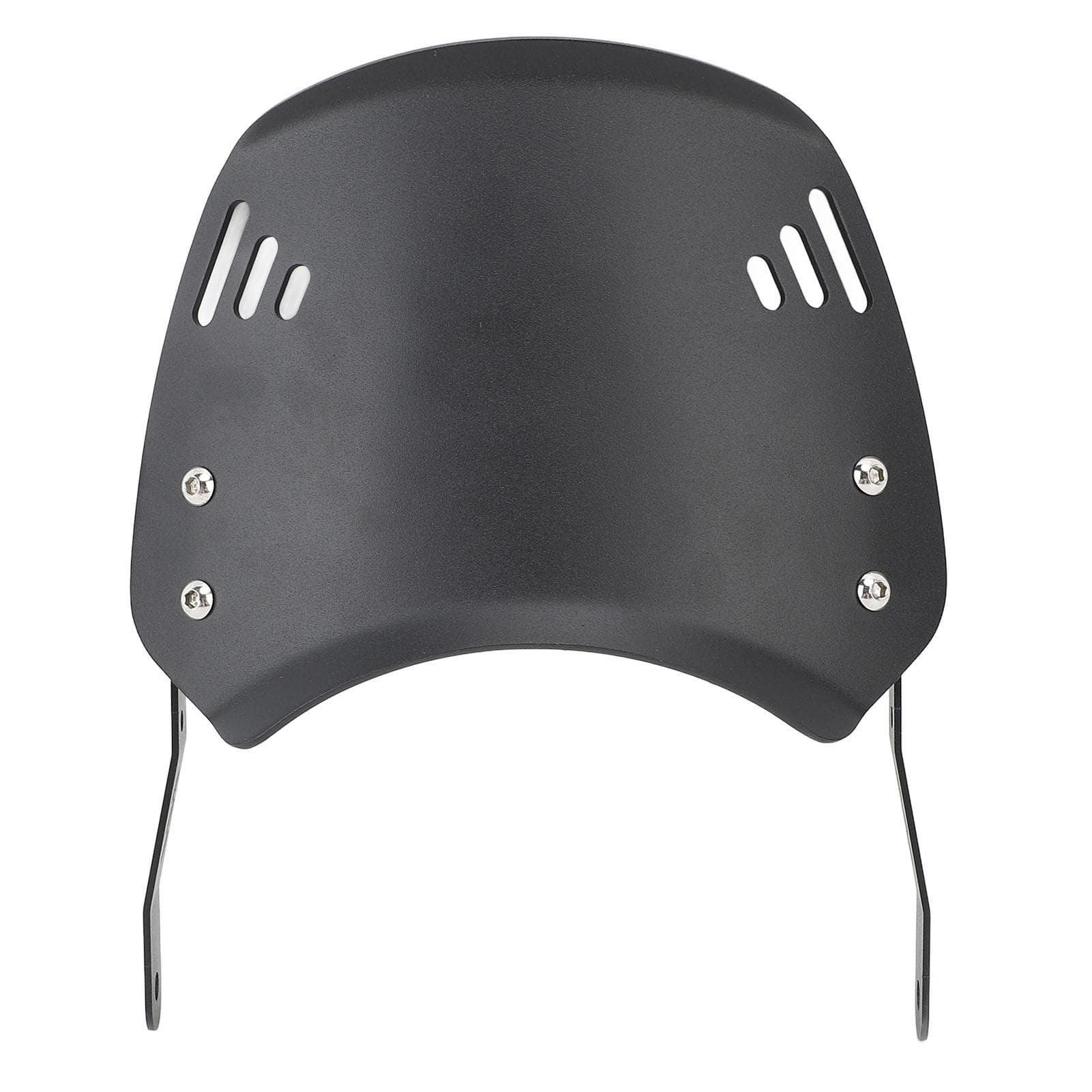 Motorcycle Windshield with Bracket Aluminum Windproof Waterproof Universal Fit Front Flyscreen for black