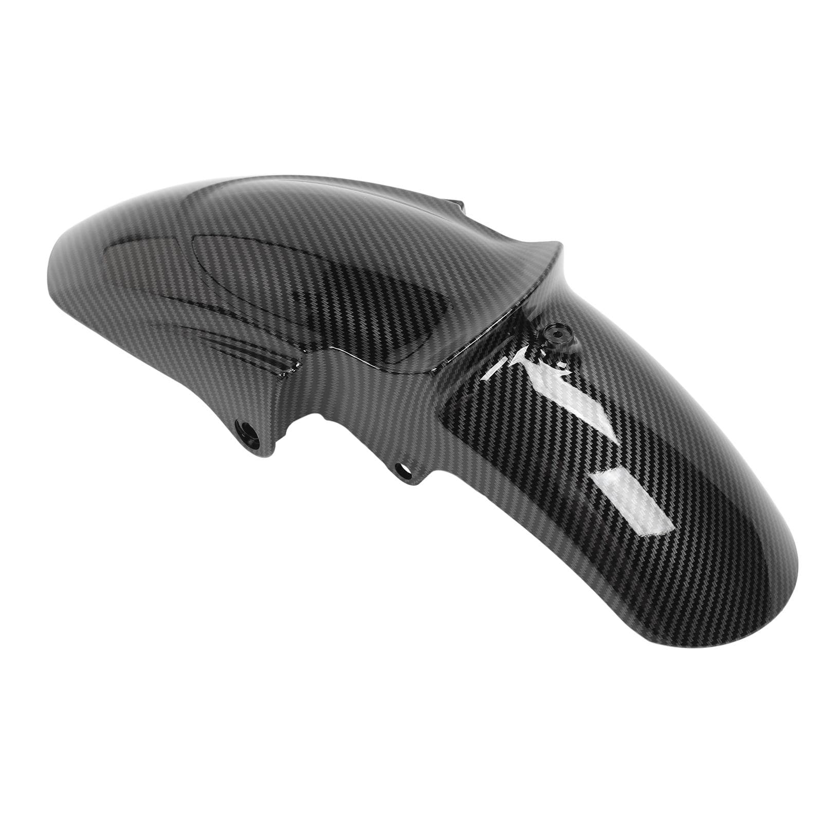 Motorcycle Front Mud Guard Carbon Fiber Style Protective Front Fairing Splash Guard Mud Flap for