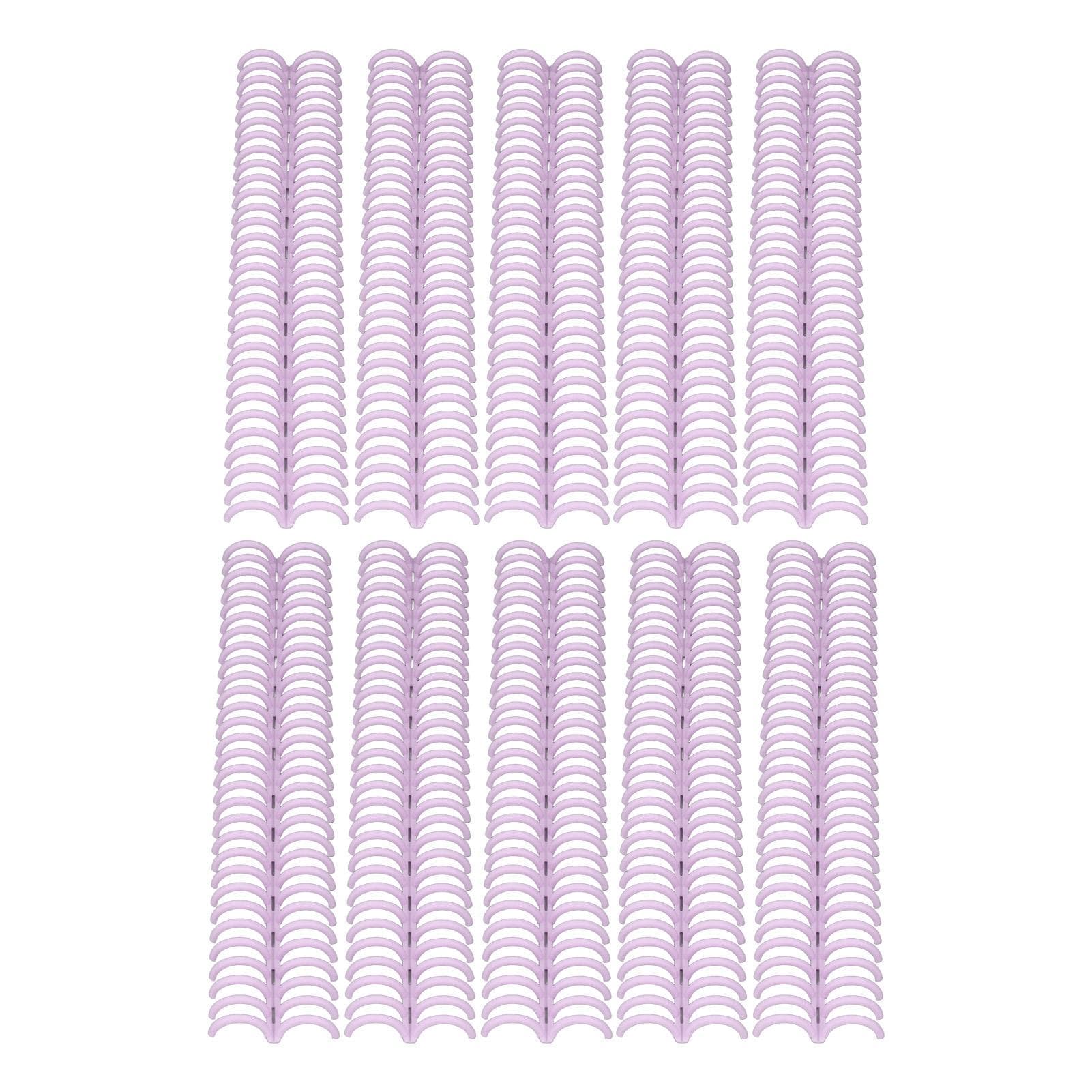 10Pcs Comb Binding Spines 150 Pages 30 Ring Plastic Binder Combs Easy to Open Close Adding 19mm for