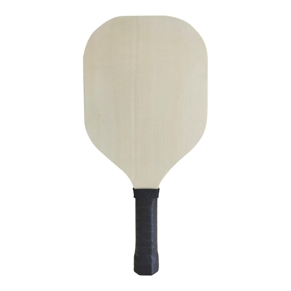Wood Pickleball Paddle Sports Pickleball Racket DIY Blank Pickleball Racquet for Outdoor Indoor black