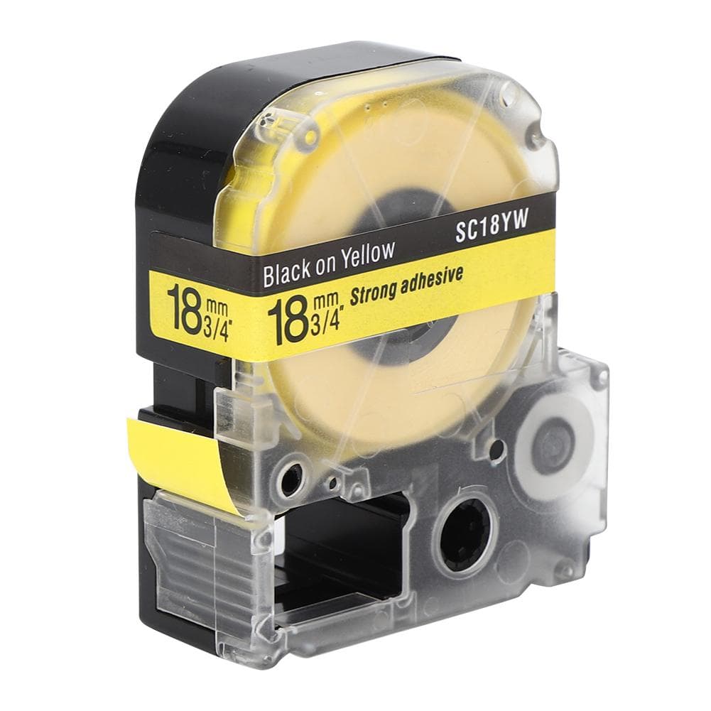 18mm Label Tape PET Accessories Fit for King Jim SR230C for Epson LW Series Label Printer