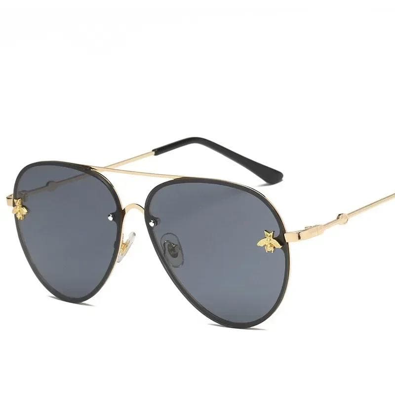 Square Sunglasses Men Women Designer Fashion Vintage Gradient Eyewear Metal Shades Driving Sun Glasses UV Protection